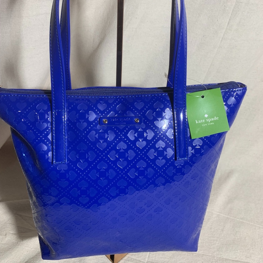 Kate Spade Jeralyn Emerald Avenue Holidayblu Tote NWT